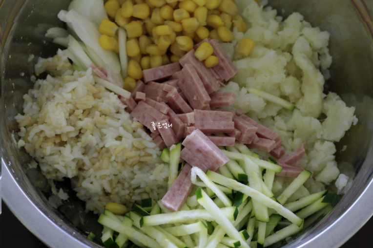 찬밥감자 팬케잌크