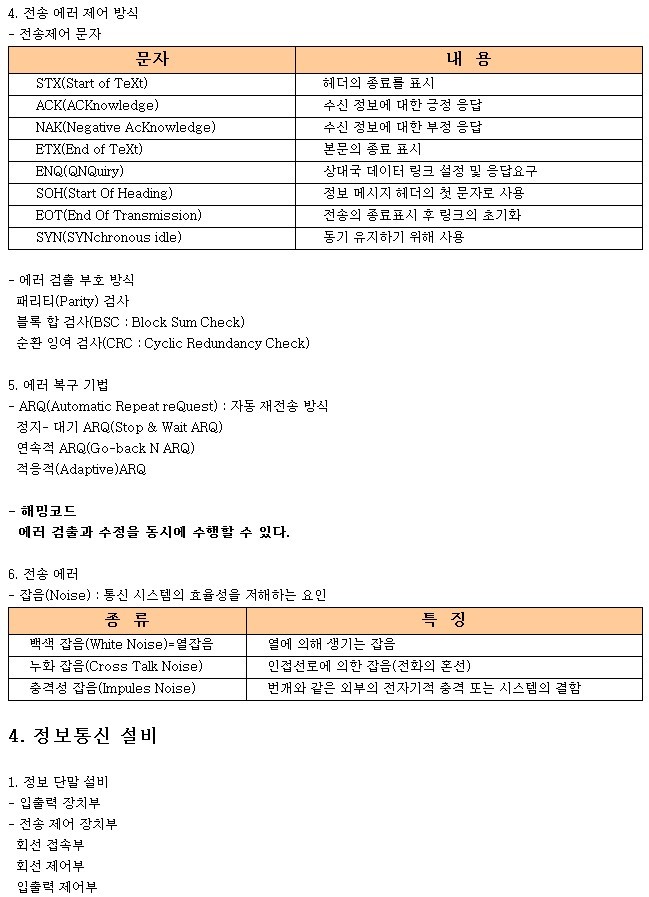 정보처리기사 - 정보통신 일반