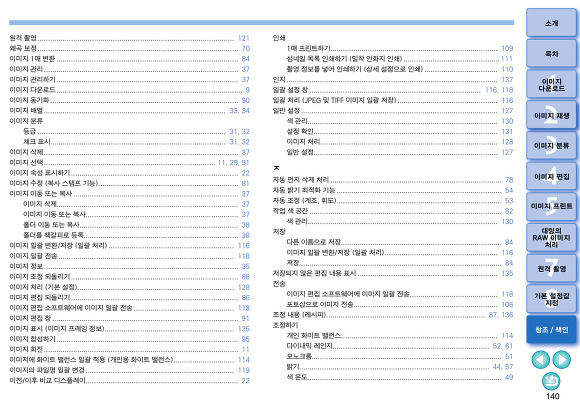 캐논(CANON) DPP﻿(Digital Photo Professional) Ver. 4.5 사용설명서