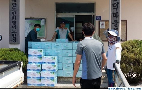 [한국시민뉴스] 전북 순창군 메르스 환자 거주했던 마을에 “수소 나노버블수” 전달 