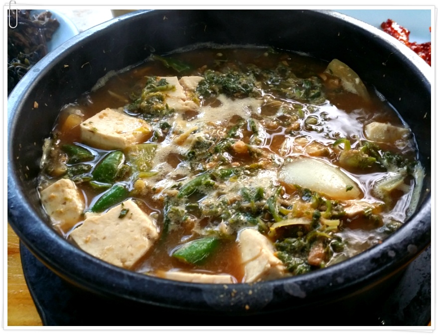 양양 오색맛집 남설악식당의 냉이된장찌개 