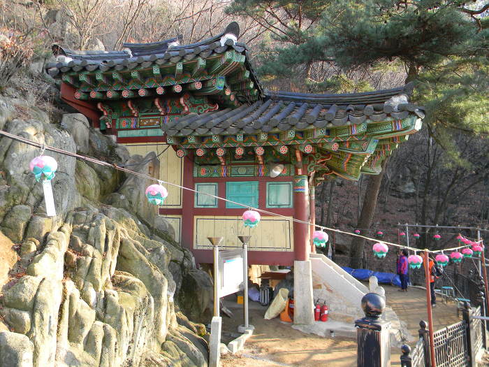 안양 삼성산 삼막사 (삼귀자, 남녀근석, 마애3존불상)