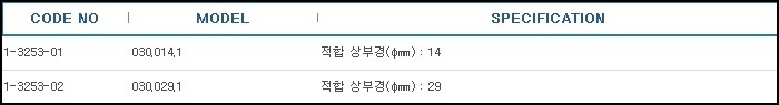 조인트클램프(PTFE제),JOINT CLAMPS PTFE