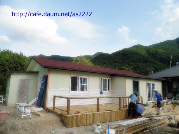 조립식농가주택23평시공사진..(경남,합천군)
