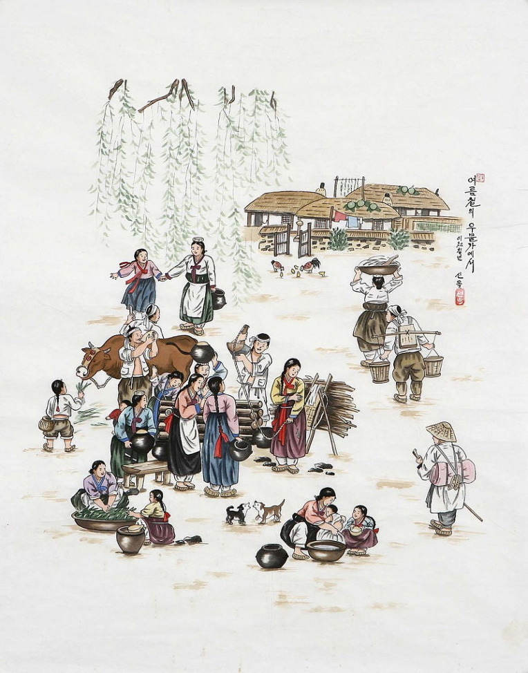 정겨운 민속화