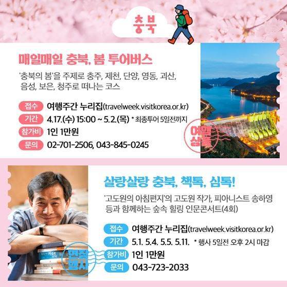 봄 여행주간, 서울에서 제주까지