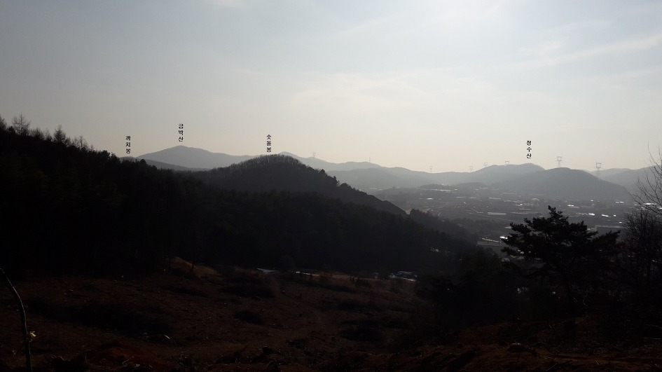 이천 양각산에서 해룡산 산길이 어려웠다(2019년2월24일)